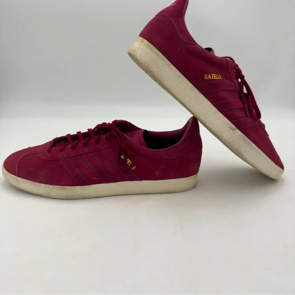 adidas gazelle silver green womens Women's Adidas Samba OG LT in Maroon / Gold Metallic – Oneness Boutique main image 1